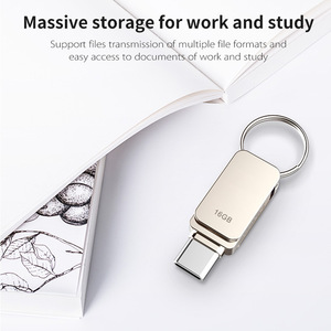 <span class=keywords><strong>Clé</strong></span> <span class=keywords><strong>USB</strong></span> 2.0 OTG Type C Mini <span class=keywords><strong>Porte</strong></span>-clés Personnalisable avec Logo Laser Gratuit - Stock Métal Chiffré - Product Image 2