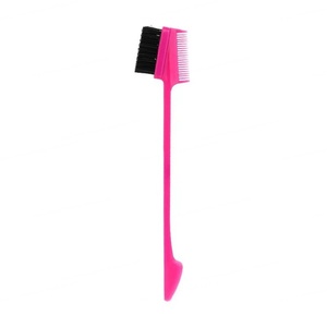 Brosse à sourcils 3-en-1 en plastique personnalisée, double tête, peigne à sourcils, outil de maquillage et de toilettage pour la ligne des cheveux - Product Image 6