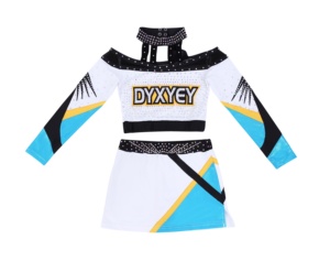 Thi Đấu Hiệu Suất Phòng Thu Mặc Bán Buôn Tùy Chỉnh Thiết Kế Cheerleader Đồng Phục Crop Top Cheer Trẻ Em - Product Image 4