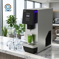 Machine à glaçons compacte de bureau HN QDMECH à économie d'énergie pour les salons de thé, les cafés et les bars