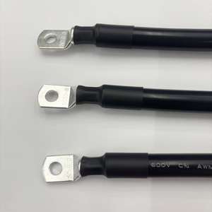 สายแบตเตอรี่รถยนต์สายซิลิโคนอ่อน10/16/25/35mm2พร้อมสายเชื่อม2 4 6 8 AWG 20/30cm สีแดงสีดำสำหรับแบตเตอรี่รถยนต์ - Product Image 2