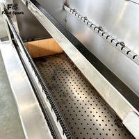 Rôtissoire brésilienne à température réglable, trois options de chauffage, plusieurs tailles pour buffet, restaurant, transformation de la viande