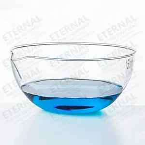 सफलता अनुकूलित उच्च गुणवत्ता फ्यूज्ड सिलिका पारदर्शी क्वार्ट्ज क्रूसिबल क्वार्ट्ज ग्लास वाष्पीकरण डिश