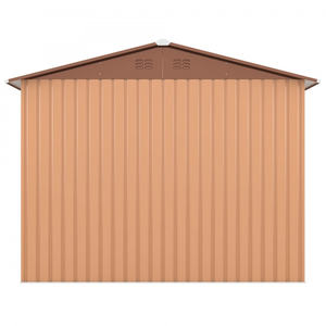Abri de jardin Aldiha Ivana DB 8' x 8' avec portes coulissantes doubles, structure en résine, 4 aérations pour patio, jardin, cour - Product Image 6