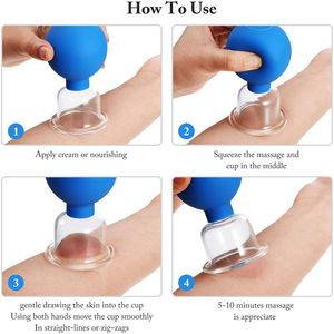 Ensemble de gobelets et d'aspirateur 2021, dispositif de succion sous vide en silicone et en verre pour <span class=keywords><strong>visage</strong></span>, 2 à 4 pièces - Product Image 4