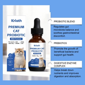 Gotas Probióticas Kriath <span class=keywords><strong>para</strong></span> <span class=keywords><strong>Gatos</strong></span>, Ingredientes Suaves <span class=keywords><strong>para</strong></span> <span class=keywords><strong>Gatos</strong></span> de Todas las Edades, Cuidado Diario del Cuerpo, Salud Intestinal - Product Image 3