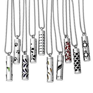 Collier diffuseur d'huiles essentielles en acier inoxydable pour aromathérapie - Product Image 6