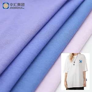 High Quality Plain Dyed Double Yarn 20S Cotton Fabric 100% Cotton For Garment Dress