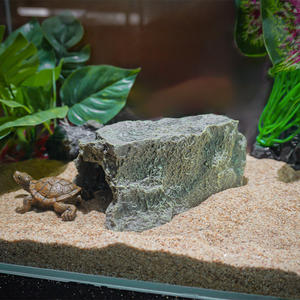 Vente en gros d'accessoires en plastique pour reptiles et résine, abri pour lézards, dragons barbus, <span class=keywords><strong>tortue</strong></span> des cavernes - Product Image 6