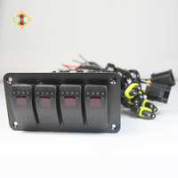 Arnés de Interruptor Basculante LED, Arnés Automotriz Personalizado con Conductores de Cobre y Aislamiento de PVC, Compatible con Enchufes H4/H7/H1/9006/H11