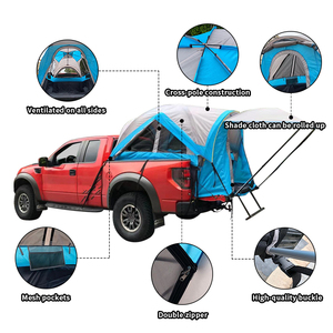 Tente de <span class=keywords><strong>camping</strong></span> tout-terrain 4x4 pour camionnette, petite voiture, une chambre, quatre saisons, en polyester, haute qualité, modèle <span class=keywords><strong>2023</strong></span>, vente chaude - Product Image 3