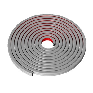 Bande d'étanchéité en silicone pour bas de porte, isolation phonique, joint d'étanchéité pour interstice de porte, pour portes intérieures et extérieures, design minimaliste, installation par vis - Product Image 1