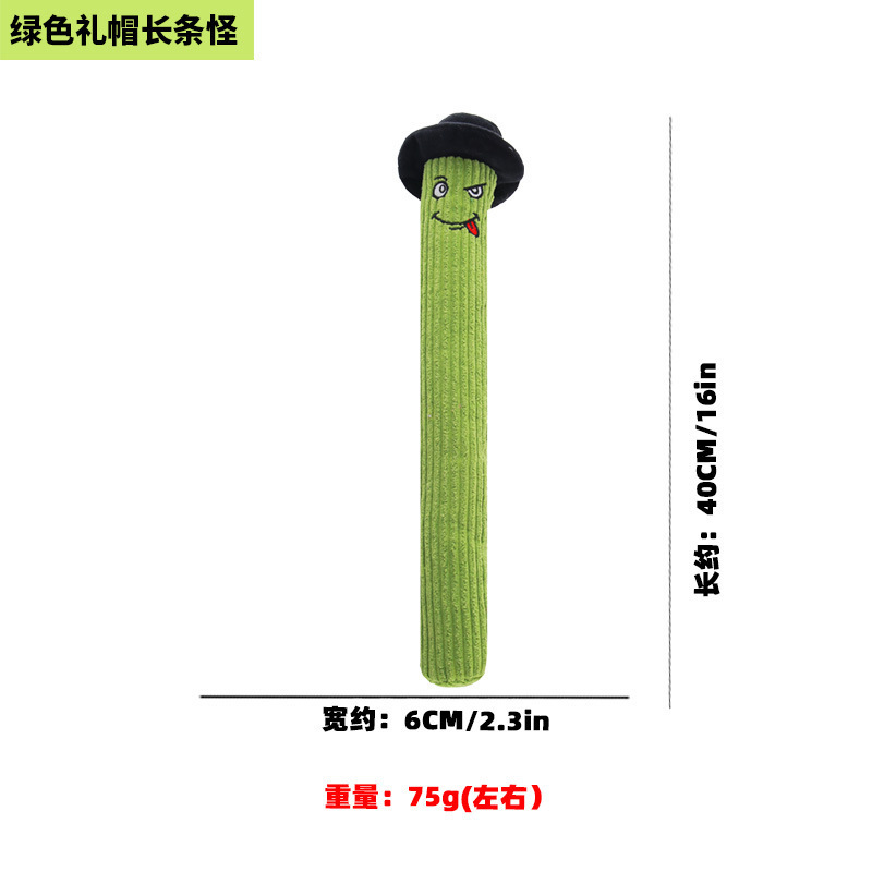 Green top hat long-worm monster