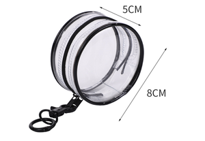 กล่องใส่ตุ๊กตาแบบใส กล่องพีวีซีใส กล่องโชว์ตุ๊กตาขนฟู กระเป๋าใส่พวงกุญแจแบบใส ป้องกันฝุ่น กระเป๋าโชว์ กระเป๋าเก็บของแบบมีซิป - Product Image 2