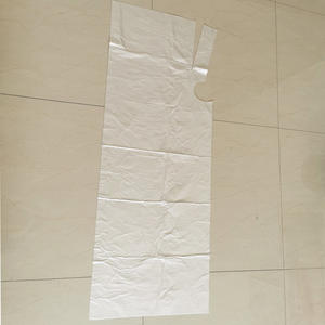 Delantal desechable 100 piezas/<span class=keywords><strong>Baberos</strong></span> <span class=keywords><strong>desechables</strong></span> para adultos/Tela no tejida/Mantener la ropa limpia/Ideal para comer en restaurantes - Product Image 3