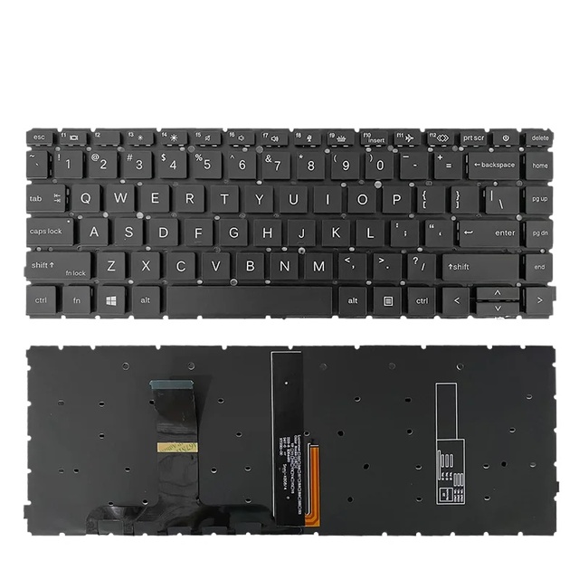 US/UK/RU/SP Backlit Laptop Keyboard For HP ProBook 440 G8 445 G8 445R G8 HSN-Q27C HSN-Q31C Replacement Laptop Keyboard