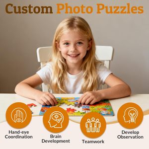 Rompecabezas Personalizado con Foto, <span class=keywords><strong>300</strong></span> <span class=keywords><strong>Piezas</strong></span>, Ajuste Preciso, para Decoración de Pared - Product Image 1