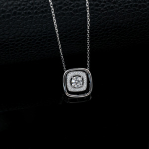 Collar de Plata 925 con Diamante Cultivado en Laboratorio - Product Image 4