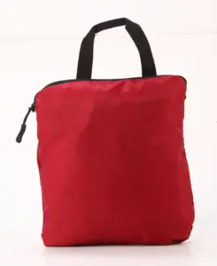 Tas belanja persegi panjang dapat dilipat tas belanja dengan pegangan bahan makanan lipat Tote tas poliester daur ulang tugas berat RPET
