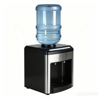 Distributeur de glaçons en forme de balle 22kg/24h, machine à glaçons automatique de comptoir R134a avec contrôle par écran tactile, pour eau du robinet/bouteille, détection de niveau de glace plein