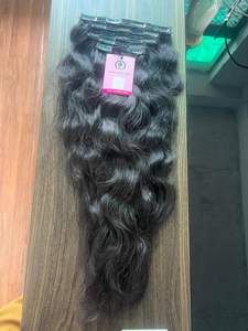 Extensions de cheveux à clips 7 pièces, extensions de cheveux naturels, meilleure qualité, collection en vrac, prix de collection de la meilleure qualité - Product Image 4