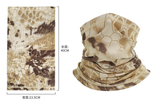 Pañuelo Táctico de Camuflaje sin Costuras, Microfibra de Poliéster, Protección Solar UPF50+, Resistente al Viento y al Polvo, Multifuncional para Ciclismo al Aire Libre - Product Image 2