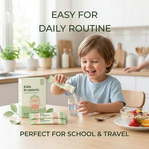 OAZVITA - Probiótico en Polvo para Niños en Sobres, Natural, Amigable con el Intestino, Suplemento Nutricional Diario, Orgánico, Vegano, Bajo en Azúcar - Product Image 4