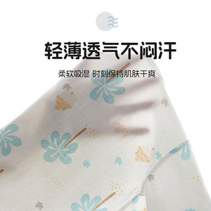Ensemble short et t-shirt à manches courtes pour bébé, été, fin, pur coton, classe A, respirant, unisexe, vêtements climatisés pour bébé, deux pièces - Product Image 2