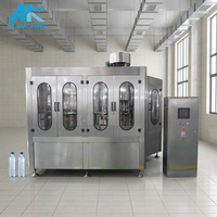 Machine de remplissage automatique de bouteilles d'eau, usine de production de remplissage d'eau potable, équipement de remplissage de bouteilles en PET