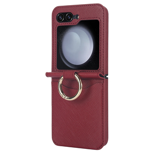 Funda Protectora Multifuncional de Cuero para <span class=keywords><strong>Galaxy</strong></span> <span class=keywords><strong>Z</strong></span> <span class=keywords><strong>Flip</strong></span> 5 6 7 8, para Guardar tu Teléfono y Tarjetas Diarias - Product Image 2