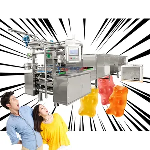 Optimal efficiency automated gummy machine custom gummy molding machine pectin and gelatin gummy candy depositor machine