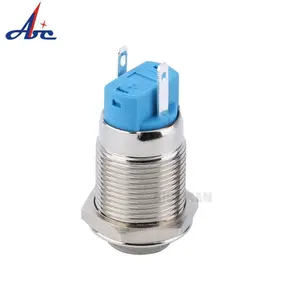 12mm 온 오프 스위치 미니 220 볼트 방수 소형 전력 금속 자동 잠금 푸시 버튼 온/오프 스위치 - Product Image 3