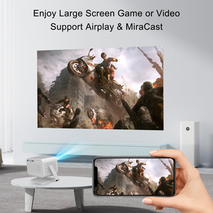 Proyector LED Inteligente P21 con las Mejores <span class=keywords><strong>Reseñas</strong></span>, 1080P, 500 ANSI Lúmenes, Android 13, Enfoque Automático, 4K, LCD, Cine en Casa, 3D, HiFi Estéreo, Tiro Corto - Product Image 5