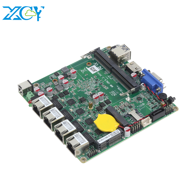 XCY Intel Celeron J4125  Firewall 4 LAN 2.5G Intel I225V NIC Motherboard VPN NAS Server Vitualization Soft Router