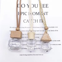 Flacon diffuseur d'arômes cylindrique transparent de 5 ml, 8 ml, 10 ml, vide, pour huiles essentielles, avec bouchon à vis