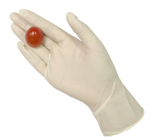 Boîte de 100 gants en latex jetables sans poudre, gants en latex de Malaisie, gants d'examen médical en latex poudré - Product Image 6