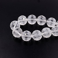 14/20mm Mat Rond Perles de Verre Perles De Cristal À Facettes Pour BRICOLAGE Bracelets Collier Breloques BRICOLAGE Artisanat Accessoires Fournitures De Bijoux