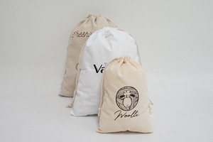 Bolsas de Lino Natural con Cordón, Bolsas Personalizadas para Pan, Venta al por Mayor - Product Image 5