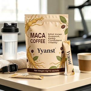 Café de Ginseng y Maca de Marca Privada OEM, Suave, Apoyo Interior, Vitalidad y Confianza, 10g*10 Sobres, Bebida Herbal Instantánea para el Bienestar - Product Image 6