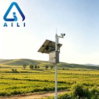 Kit de système solaire DC AILI AILI-12V/100W, panneau monocristallin, batterie au lithium, étanche IP65 pour caméra CCTV