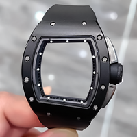 Montre de luxe en céramique noire, série Black Runway 061, mouvement Parmigiani, données originales, montre mécanique haut de gamme pour hommes d'affaires