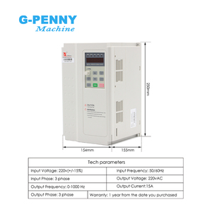 ชุดแกนหมุนระบายความร้อนด้วยน้ำ G-penny 3.2KW ER20 <span class=keywords><strong>D100</strong></span> 220v/380v แบบหัวกระสุน กันน้ำ พร้อมอินเวอร์เตอร์ Fuling, ขายึด, และปั๊มน้ำ - Product Image 3