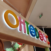 DakeSign OEM ODM Enseigne lumineuse LED 3D personnalisée en métal pour salons de beauté et centres commerciaux, conception gratuite, direction de l'éclairage, étanche IP65