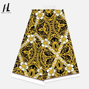 Poliestere con stampa tropicale geometrica traspirante <span class=keywords><strong>per</strong></span> camicie e pantaloncini estivi - Product Image 3