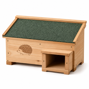 Casetta per Ricci in Legno Naturale, Resistente alle Intemperie, Rifugio per Piccoli Animali da Giardino, per l'Ibernazione <span class=keywords><strong>Invernale</strong></span> - Product Image 2