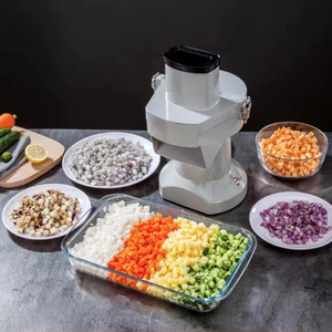 Machine électrique à couper les légumes en dés, trancheuse et déchiqueteuse pour <span class=keywords><strong>citrouille</strong></span>, concombre et pomme <span class=keywords><strong>de</strong></span> terre - Product Image 5