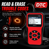 Lecteur de codes OBD2 professionnel V100, scanner de diagnostic automobile, lecteur de codes de panne du moteur, outil d'effacement des DTC pour voitures