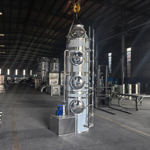 เครื่องกรองฝุ่นอุตสาหกรรมแบบเปียก YNT 304 สแตนเลส พร้อมปั๊มสำหรับบำบัดก๊าซและสารเคมี ประสิทธิภาพ 99.9% รับประกัน 1 ปี - Product Image 1