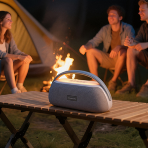 Enceinte portable stéréo professionnelle 20W, Boombox portable avec basses puissantes, lecture multi-formats, Bluetooth sans fil - Product Image 4