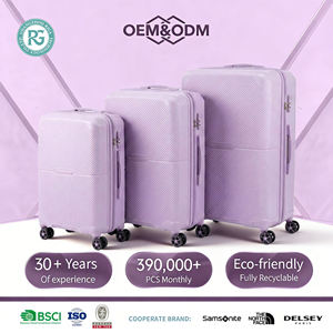 <span class=keywords><strong>2026</strong></span>年新型PPハードシェルスーツケースセット イエロー/パープル/ブラック/グリーン 20インチ24インチ28インチ 耐衝撃トラベルラゲージ 360度回転 °   車輪 - Product Image 2